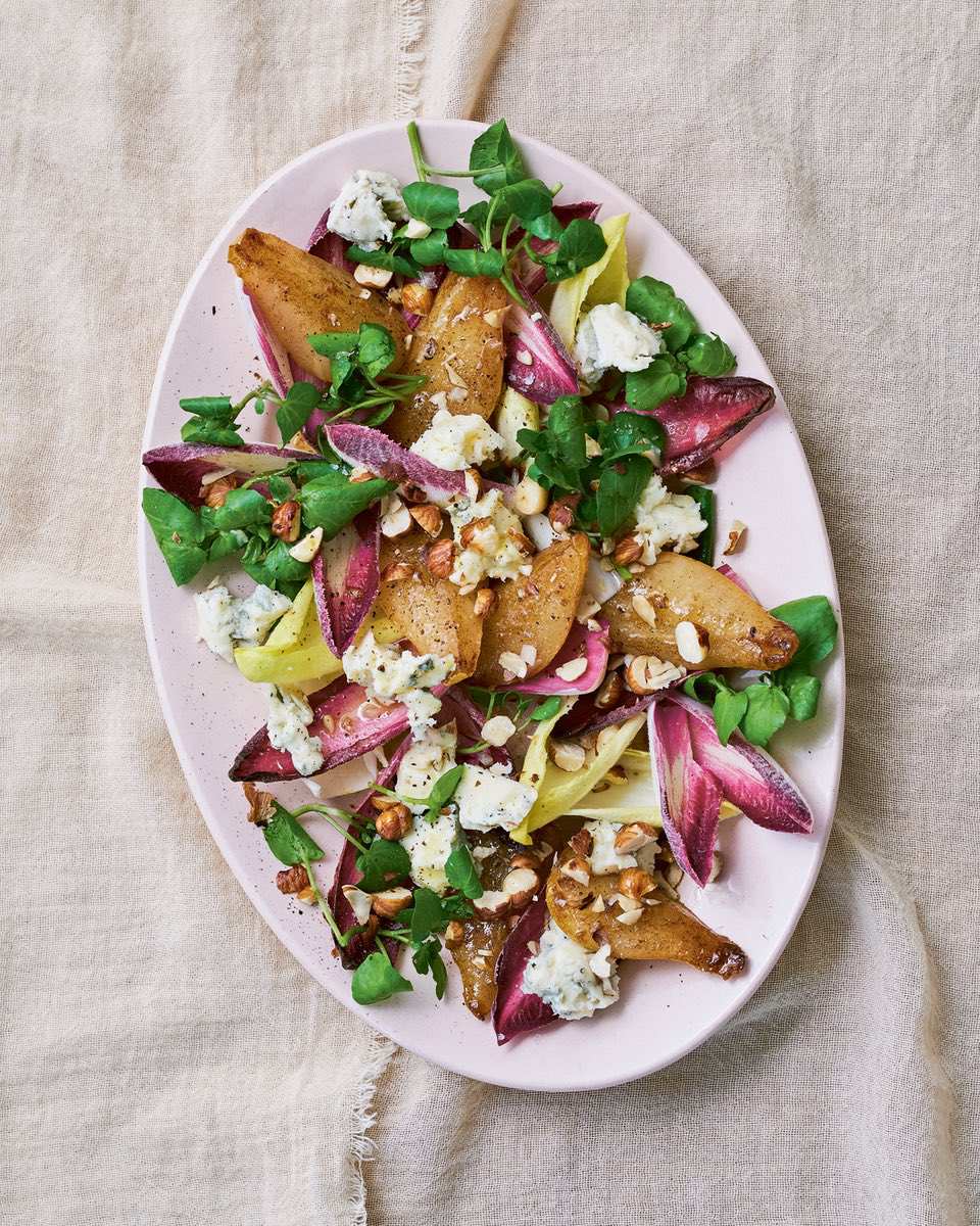 Ensalada de endibias y pera 130